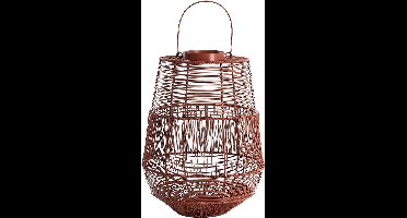 Light & Living - Windlicht SEZELA - Ø28x38cm - Rood