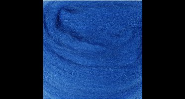 Merino Wol, dikte 21 my, kobalt blauw, 100 gr/ 1 doos