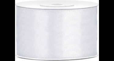 Satijn Lint Wit 38mm 25m