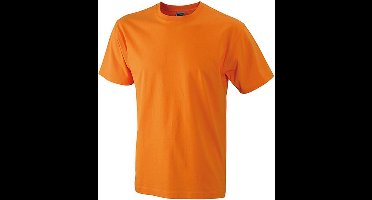 James and Nicholson - Heren Workwear T-Shirt (Oranje)