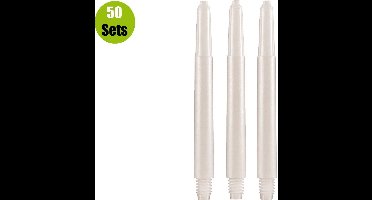 Nylon Dart Shafts - Naturel - Medium - (50 Sets)