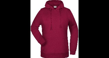 James And Nicholson Vrouwen/dames Basic Hoodie (Wijn)
