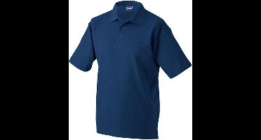 James and Nicholson Heren Medium Pique Polo (Marine)