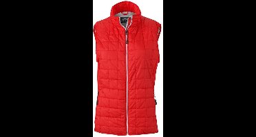James and Nicholson Vrouwen/dames Hybride Vest (Licht rood/zilver)