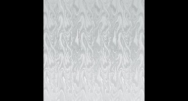 Decoratie plakfolie transparant golven patroon 45 cm x 2 meter zelfklevend - Decoratiefolie - Meubelfolie