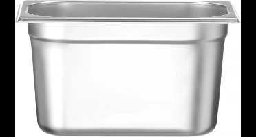 HENDI GN 1/4 voedselcontainer 4 liter RVS 265 x 162 x 150 mm bak