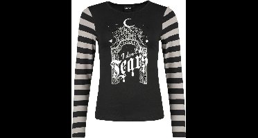 Wednesday I Don't Do Tears Dames Shirt met lange mouwen - grijs/zwart - XXL
