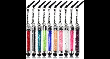 Stylus pen /Mini touch pen geschikt voor iPhone, iPad , iPod /Samsun tablets... mix kleurjes 4 stuks