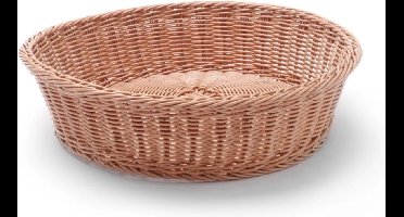 HENDI Broodmand rond bruin 400 mm met roestvaststalen draadframe