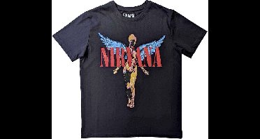 Nirvana - Angelic Kinder T-shirt - Kids tm 2 jaar - Zwart