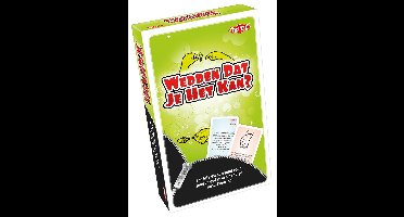 Tactic Wedden Dat Je Het Kan – Bordspel – Compacte Editie – Partyspel voor het Hele Gezin – Vanaf 8 Jaar – 3 tot 6 Spelers