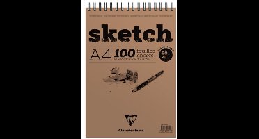 Clairefontaine schetsblok 90 g/m² wit A4 100 blad