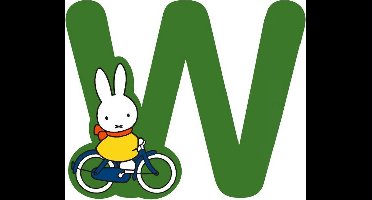 Nijntje houten letter ''W''