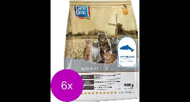 Carocroc With Fish - Kattenvoer - 6 x 400 g