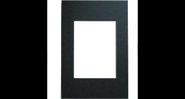 Walther PA040B Passe-partout - Frameformaat 30x40 cm - Formaat afbeelding 20x28 cm - Zwart