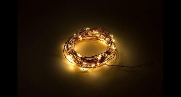 Groenovatie LED Feestverlichting - 5 Meter - Waterdicht IP65 - Warm Wit - Op 3xAA Batterijen