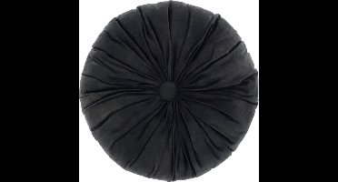 Unique Living Sierkussen Basics - Polyester - Zwart - 40 x 40 x 0 cm (BxHxD)