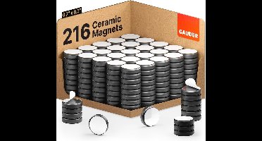 Zelfklevende Magneten voor Whiteboards en Koelkasten - 200+16 Stuks