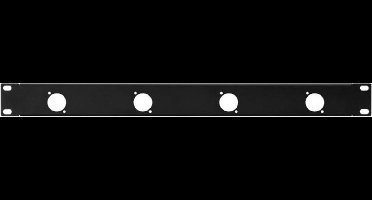 Monacor RCP-8730U 19 rack afdekplaat 1 HE