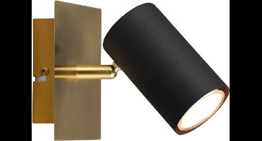 TRIO MARLEY - Spot - Zwart-goud - excl. 1x GU10 3 W - Wand- en plafondmontage