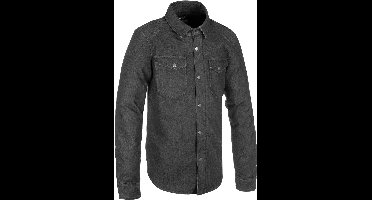 Zwart Casual denim shirt op de motor - met de meest veilige CE-AA-protectie - Maat XXL