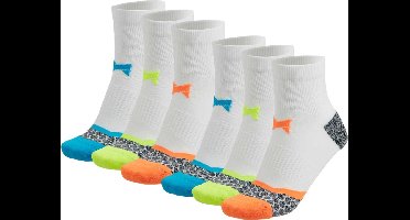 Xtreme - Lage hardloopsokken - Wit - 6-PACK - 42/45 -