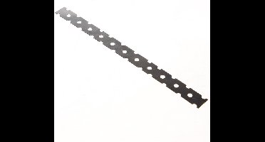 GB Lijmkoppelstrip RVS 300 x 22mm 21215 (Prijs per stuk)
