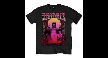 Jimi Hendrix - Ferris Wheel Heren T-shirt - L - Zwart