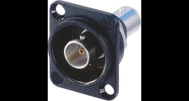 Neutrik Chassisdeel Bnc Type D 3,4 X 3 Cm Messing Zwart