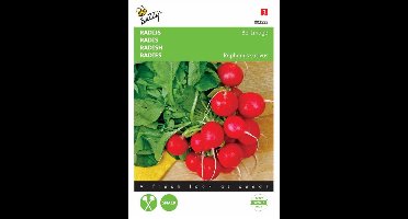 Buzzy® Radijs Bel Image, Ronde Rode Kortlof