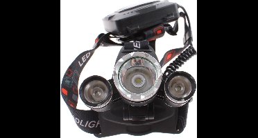 Grundig hoofdlamp - 3 LED lichtpunten - 200 lumen