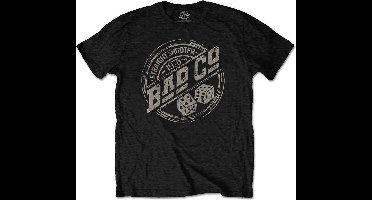 Bad Company - Straight Shooter Roundel Heren T-shirt - S - Zwart