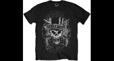 Guns N' Roses - Faded Skull Heren T-shirt - XXL - Zwart