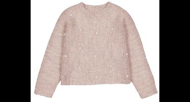 Mayoral oud roze gebreide trui met parels