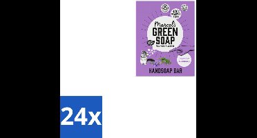 24 x Marcel's Green Soap - Handzeep Bar - Lavendel & Rozemarijn - Zachte verzorging - 90 gr - Handzeep - Zeep Bar - Lavendel - Rozemarijn - Natuurlijke Zeep