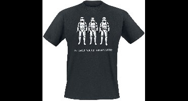 Star Wars Stormtrooper Ok Smile Heren T-shirt - zwart - XL