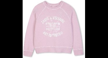 Zadig & Voltaire X60798 Truien & Vesten Meisjes - Sweater - Hoodie - Vest- Roze - Maat 140