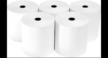 Rol thermisch papier 80x100m - 5 stuks - langste!