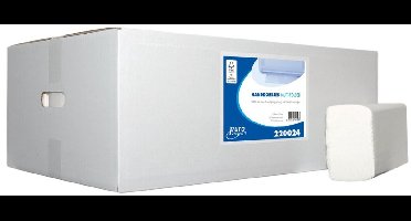 Euro Products Multifold Z-vouw handdoekpapier 2-laags wit – 3750 vel