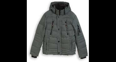 Tom Tailor - Pufferjas met afneembare capuchon - Maat XXL - Darkest Olive