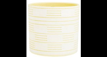 Cosy @ Home Bloempot Lolly Geel 13,5x13,5xh13cm Cili
