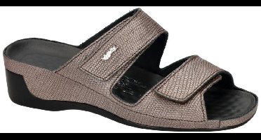Vital -Dames - bruin donker - slippers & muiltjes - maat 39