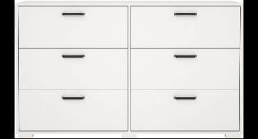 Giga Living Ladekast Sofia - Wit - 139x40x83cm