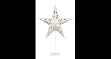 Star Trading ster met verlichting | Kerstdecoratievenster verlicht Kerstdecoratie binnen | Papieren ster verlicht | Kerstlamp| Poinsettia verlicht staand | Ster kerst vloerlamp