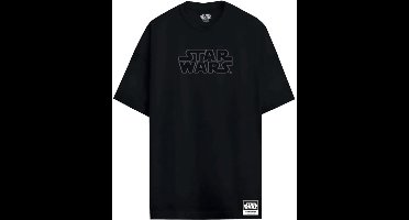Star Wars Logo Heren T-shirt - zwart - XL