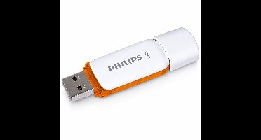 Philips USB stick 2.0 128GB - Snow - Oranje - FM12FD70B