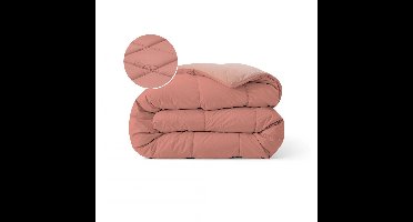 Zelesta Pure Duo Katoen Zomerdekbed - Terracottaroze & Aarderoze 160x220cm