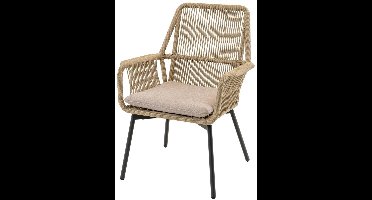 Lesli Silas - Tuinstoel - Ergonomisch en modern - Beige