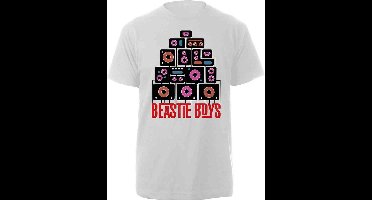 The Beastie Boys - Tape Heren T-shirt - L - Wit