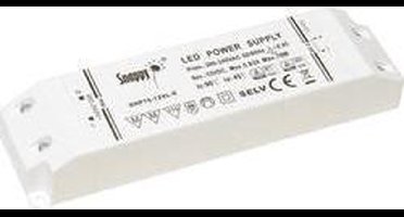 Dehner Elektronik Snappy SNP75-12VL-E LED-transformator Constante spanning 75 W 0 - 5.83 A 12 V/DC Niet dimbaar, Geschi